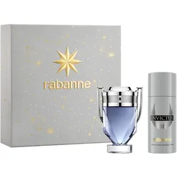 Paco Rabanne, Beauty Geschenkset, Invictus Eau de Toilette 100ml + Deo 150ml HD25 (Parfum Set)