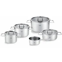 Fissler Topfset Viseo Pro 5tlg. Edelstahl Silber