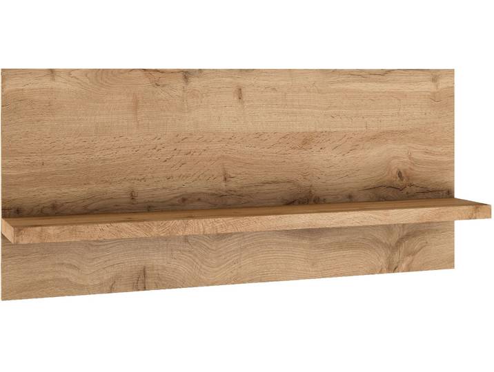 Wandboard KOCHSTATION KS-Milan , braun (wotaneiche), B:50cm H:24cm T:18cm, Holzwerkstoff, Regale, Wandboard, Regal in natürlichen Wotaneiche-Dekor, praktische Ablagefläche
