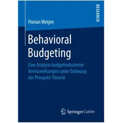 Behavioral Budgeting, Fachbücher von Florian Wetjen