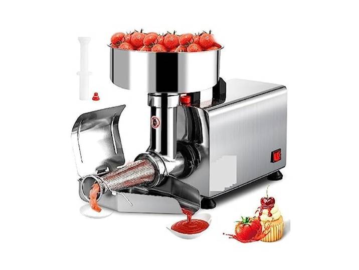 Elektrische Obstpresse, Siebmaschine, 90–160 kg/h, kommerzielles Lebensmittelsieb, Saucenbereiter, Edelstahl, Tomaten-Fräswerkzeug Für Heimwerkerprojekte
