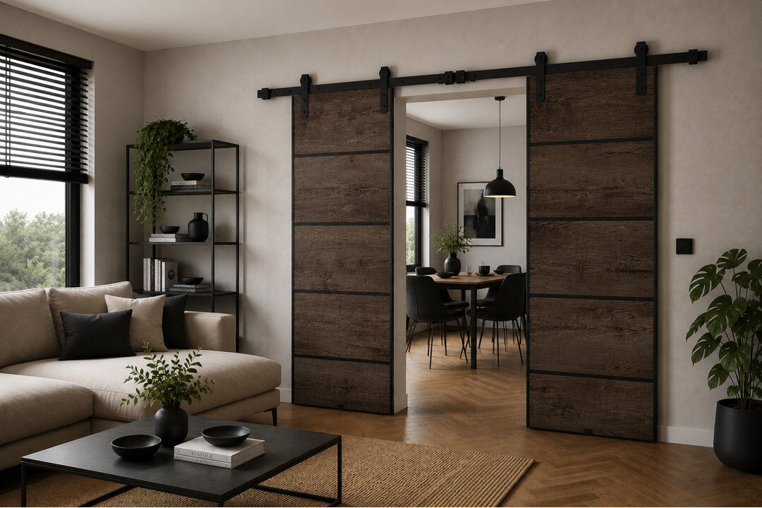 Union Rustic Door Dark Brown 152cm x 205cm