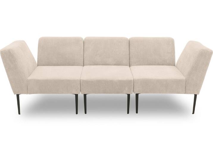 DOMO collection Sessel 700010 Lieferzeit nur 2 Wochen, auch einzeln stellbar, Cord-Bezug, Fußhöhe passend für gängige Saugroboter!