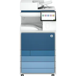 HP Color Laserjet Ent Flw MFP 8801dn A3, 70S. Col. MF, Duplex, Netzwerk (Laser, Farbe), Drucker, Weiss, Blau