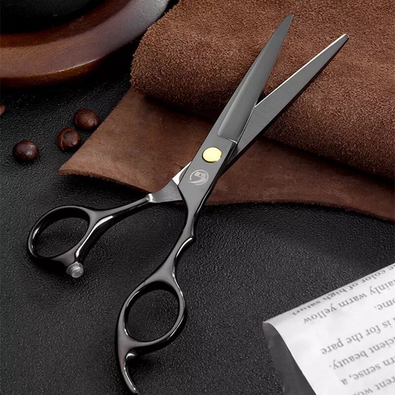 INF Friseurset mit Friseurschere, Kämmen, Klammern, Mantel 10-teilig