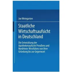 Staatliche Wirtschaftsaufsicht in Deutschland, Fachbücher von Joe Weingarten