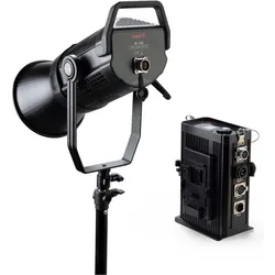 Swit 200W Bowens Reportage and Studio Spotlight, CRI97,TLCI 98, 5600K, 9x Light Effects, DMX, AC/DC input (Studioleuchte), Dauerlicht