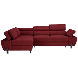 Ecksofa Molina Mini Weinrot