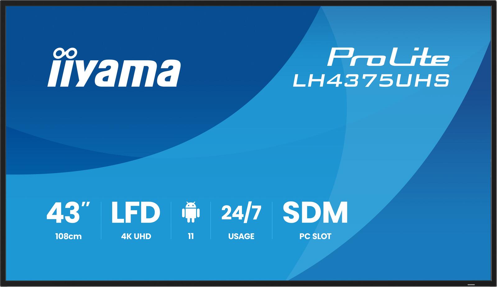 Iiyama ProLite LH4375UHS-B2AG Signage Display 109 cm (43 Zoll)