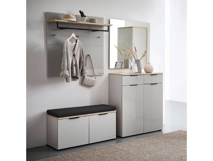 home24 Halmeubelset New York 4-delig 313 x 200 x 40cm beige
