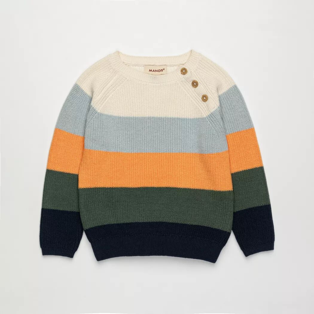 Manor Baby - Pullover, 80, Multicolor