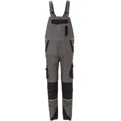Stretch-Latzhose "Norit" - 106 - schiefer/schwarz