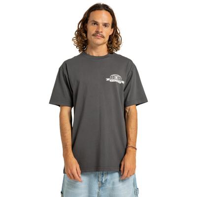 T-Shirt DC SHOES "Stock Up", Herren, Gr. XS, schwarz (schwarz enzyme wash), Obermaterial: 75% Baumwolle, 25% Baumwolle., Shirts T-Shirt