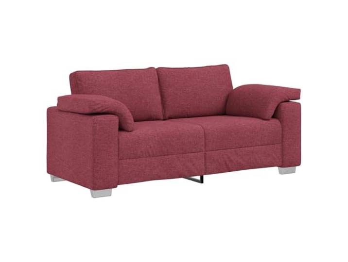 Todiikf Zweisitzer Sofa Weinrot 180 cm Stoffsofa Polstersofa Couch Gemütliches 2-Sitzer Stoffsofa mit breiten Armlehnen und stabiler Metall-Sperrholz-Konstruktion für Ihr Wohnzimmer.