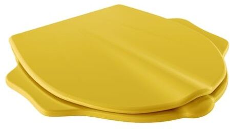Geberit Bambini WC-Sitz 573367000 mit Stützfunktion, Schildkrötendesign, mit Absenkautomatik, verkehrsgelb