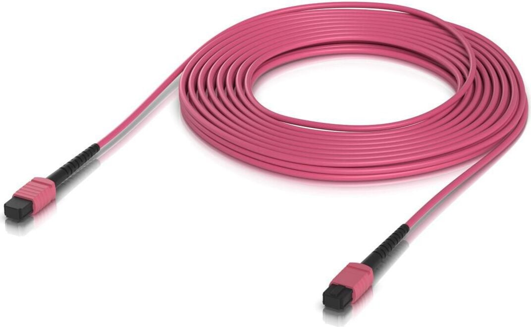 Ubiquiti UACC-OFC-MA-MPMP-10M OM4 MPO/UPC Glasvezelkabel met MPO-connectoren, 10 meter