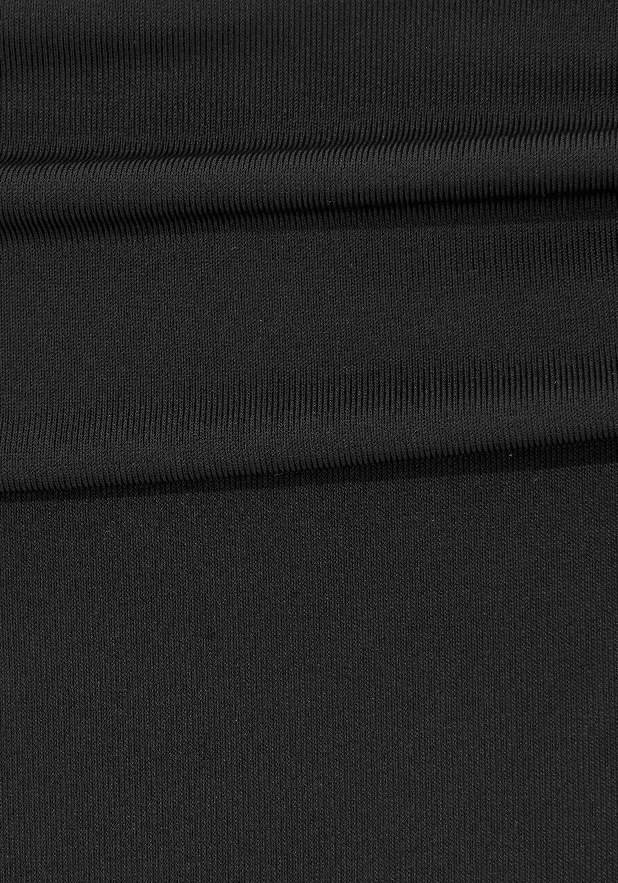 Triangel-Bikini JETTE, Damen, Gr. 34, Cup A/B, schwarz, Microfaser, Microfaser, Polyamid, unifarben, Bikini-Sets Triangel-Bikini, mit Zier-Accessoires