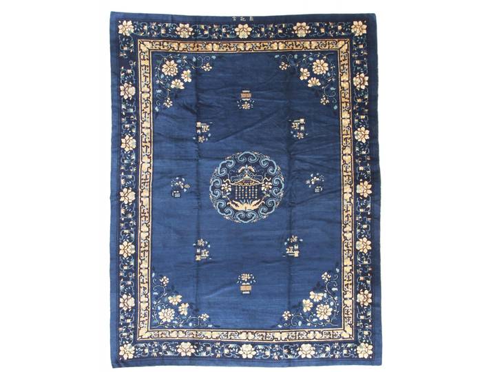China Peking Antik Teppich 269x354 Handgeknüpft Orientteppich Wolle