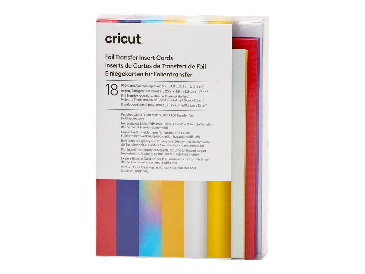 Cricut Einlegekarten für Folientransfers, Celebration-Musterset – R10, farbsortiert 2009476