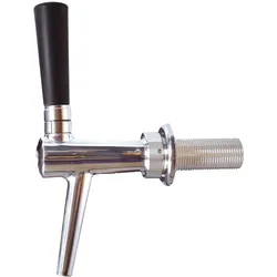 Ich-zapfe Bierzapfhahn, Schankhahn aus Chromnickelstahl, Modell - C-TAP, NW 7mm, Poliert, Getränkespender Zubehör, Silber