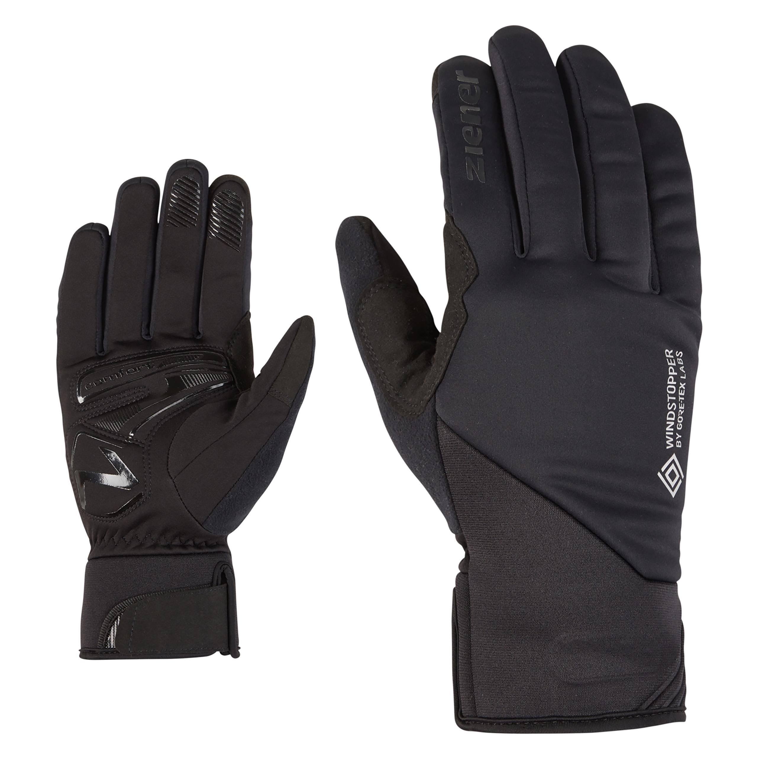 Ziener NOS DABBS WS bike glove,black black Grösse: 7 (7) (808328)