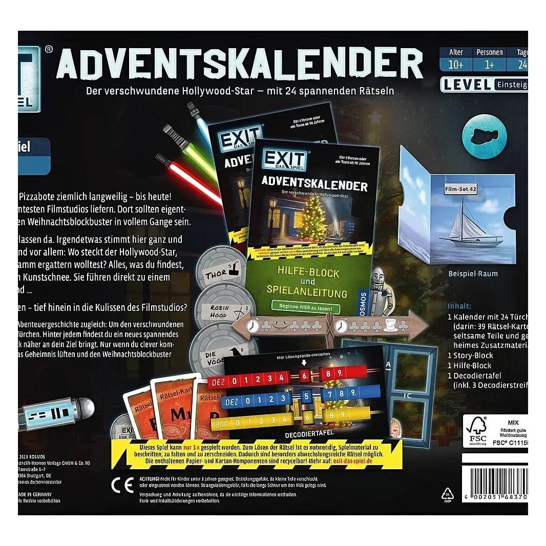 Kosmos Exit- Das Spiel (24 Türchen) (683702)
