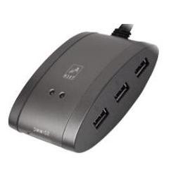 A4Tech gembird A4 MS 9 HUB für Tastatur Maus und Audiogeräte (USB-A, 7 Ports) (A4-MS-9)