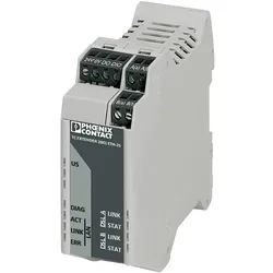 Phoenix Contact Zweite Generation: Unmanaged Ethernet-Extender TC EXTENDER 2001 ETH-2S 2702409 18, Netzwerk Switch, Schwarz