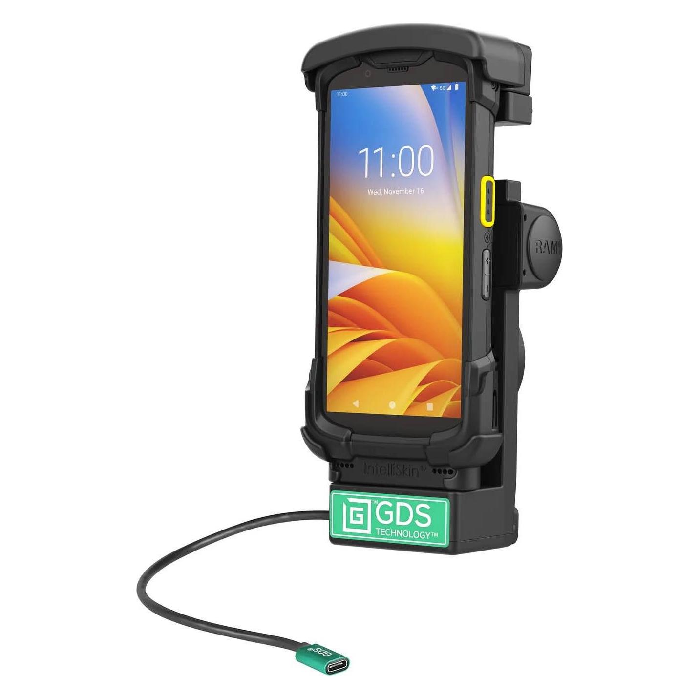 RAM Mounts GDS Halteschale für Zebra TC73/78 Diese GDS Halteschale ist für Zebra TC73 & TC78 mit IntelliSkin (RAM-GDS-DOCK-V12-ZE35CPU)