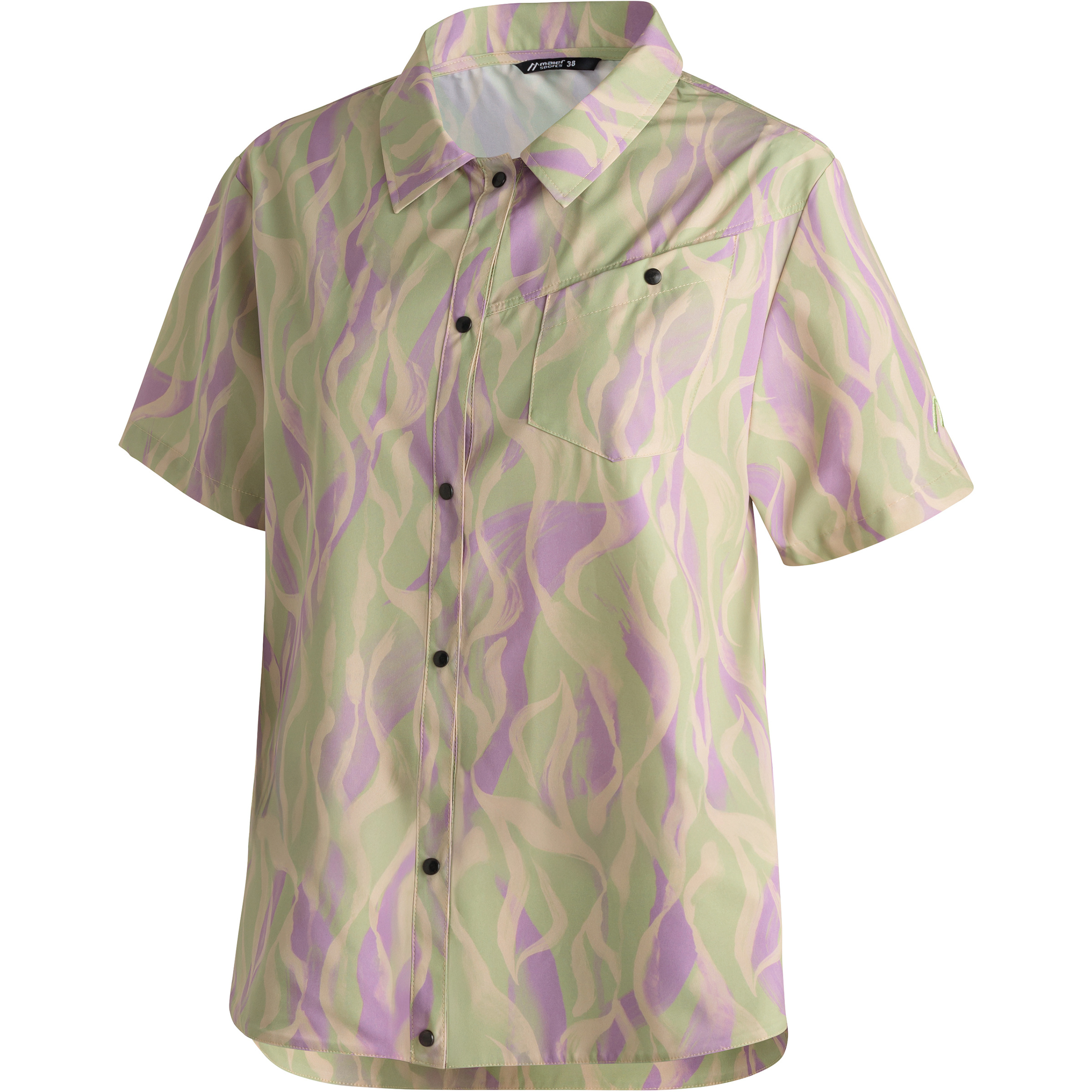 Maier Sports Belchen Damen Blusen beige Größe XL Trekking Schnell trocknend