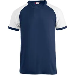 CLIQUE Raglan T-Shirt 5800 - navy/weiss 3XL