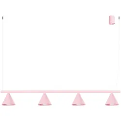 Sollux SL.2560 Kronleuchter NOX 4L rosa