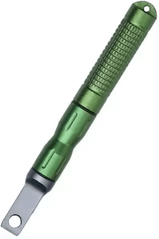 Uplift Curations Wilderness Survival Flint Fire Starter Portable Magnesium Fire Kit With Wooden Handle For Camping & Outdoor flint Green