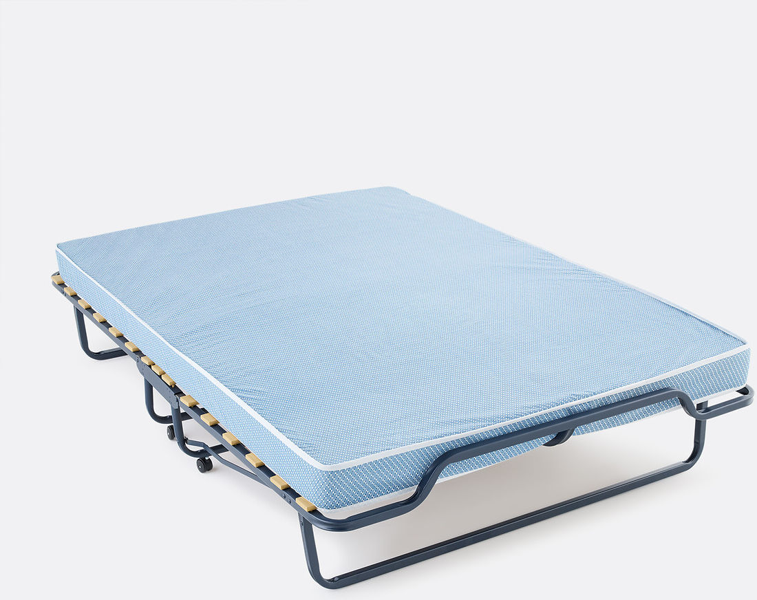 LA REDOUTE INTERIEURS Lit pliant + sommier lattes + matelas ferme