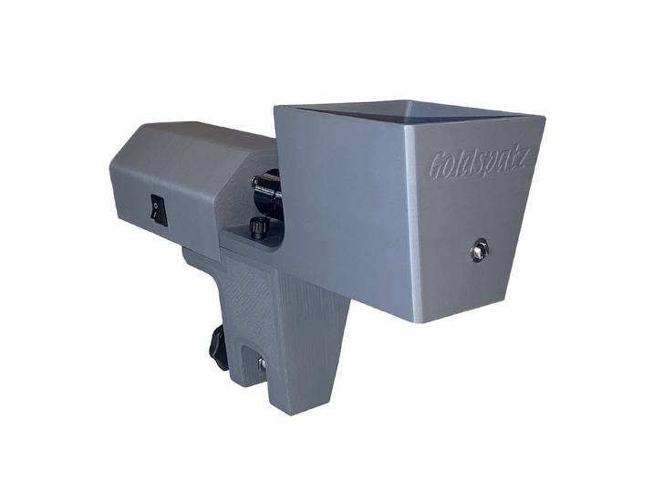 Goldspatz Spätzlepresse Goldspatz Profi MAX elektrische Spätzlemaschine, Plus-Version, Für 10 kg Teig pro Stunde, Biologisch abbaubarer Kunststoff, 3D-Druck