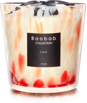 Baobab Pearls Coral vela perfumada 190 g. Pearls Coral