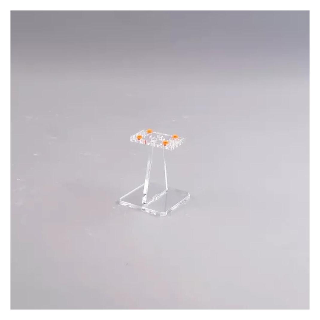 iDisplayit Acryl-Ständer für LEGO Modelle (Flach 8 cm hoch) (XP00H8-PNK)