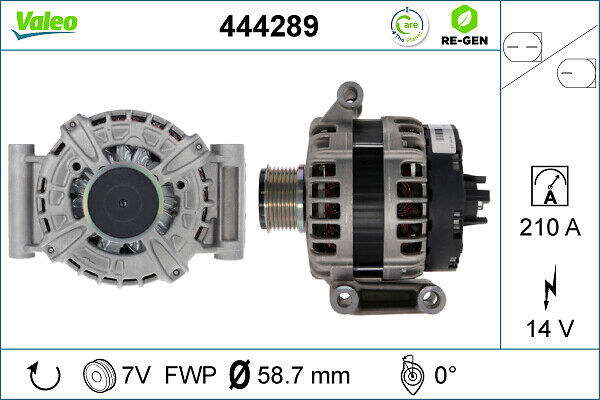 Valeo Generator 444289 Für Ford