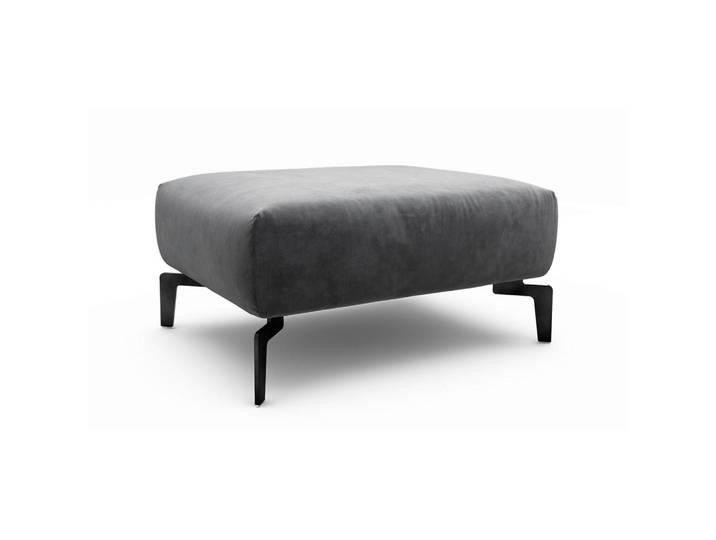 Sensoo Hocker Cosy, Anthrazit, Metall, 90x70x46 cm, Stoffauswahl, Wohnzimmer, Hocker, Sitzhocker
