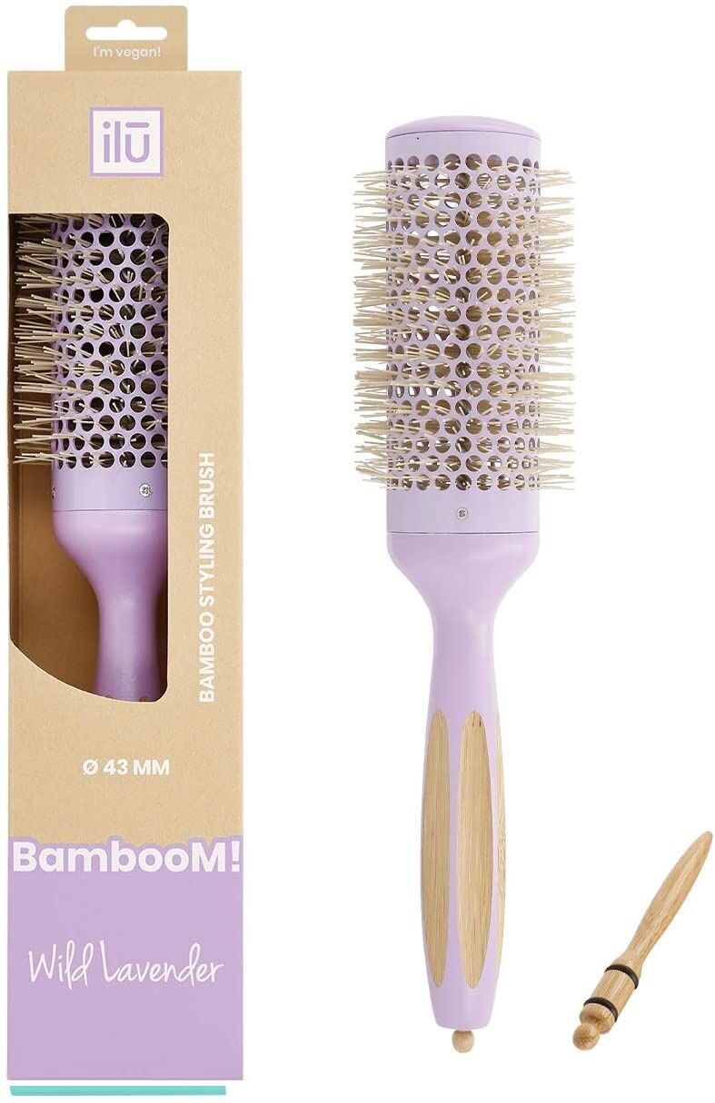 Tools For Beauty Round Bamboo Brush 43mm Wild Lavender