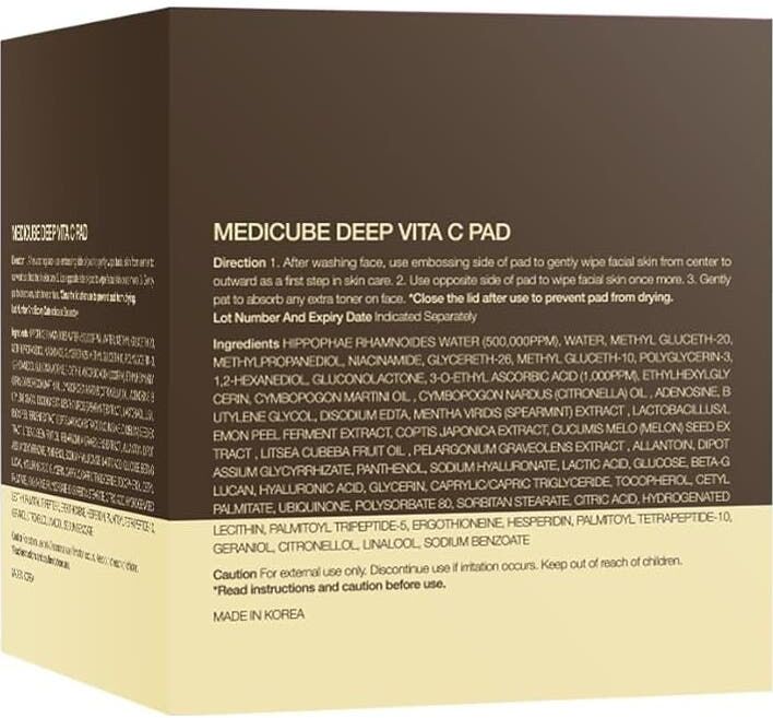 Medicube Deep Vita C Pad Almohadillas Exfoliantes 150 gr