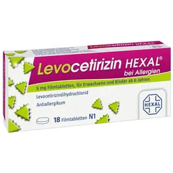 Levocetirizin HEXAL bei Allergien 5 mg