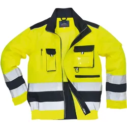 Warnschutz Bundjacke "LILLE" - L - gelb/marine