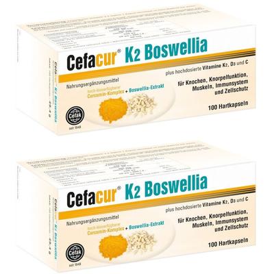 Cefacur K2 Boswellia x2 2x100 St Hartkapseln