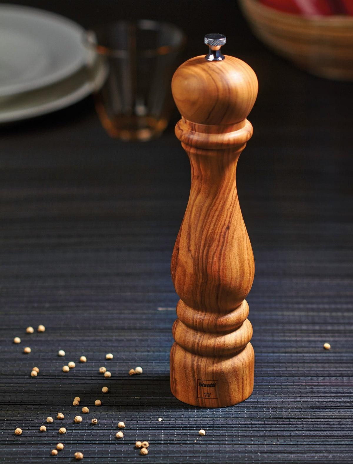 Bisetti Roma zoutmolen - Walnoot - Hoogte: 25 cm