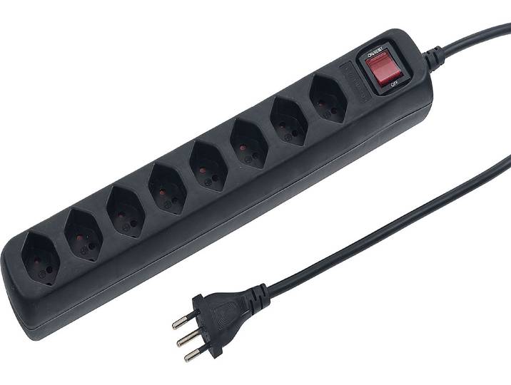 Steba Power Easy Steckdosenleiste 8x T13 mit Resetschalter 2500 W