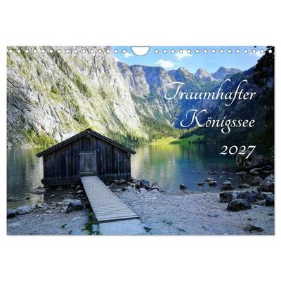Traumhafter Königssee (Wandkalender 2027 DIN A4 quer), CALVENDO Monatskalender