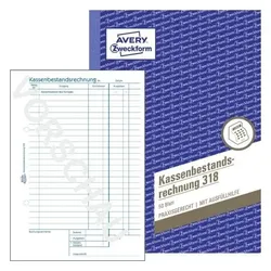 AVERY Zweckform Kassenbestandsrechnung 318