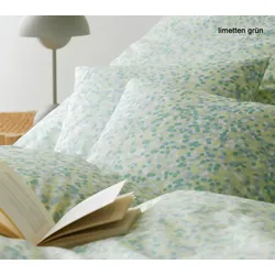 Elegante Bettwäsche Little Dots - 135x200 cm + 40x80 cm	limetten grün