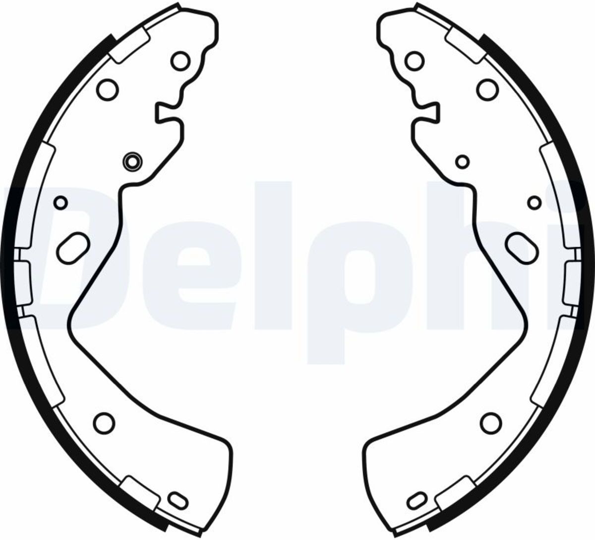 Bremsbackensatz DELPHI LS2143